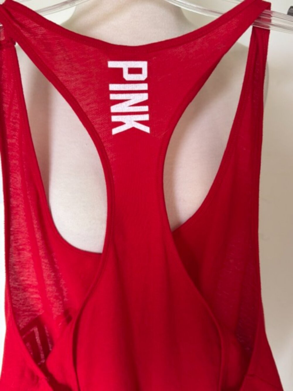 Victoria's Secret PINK Ohio State Red Tank Top, Large - Picture 2 of 4